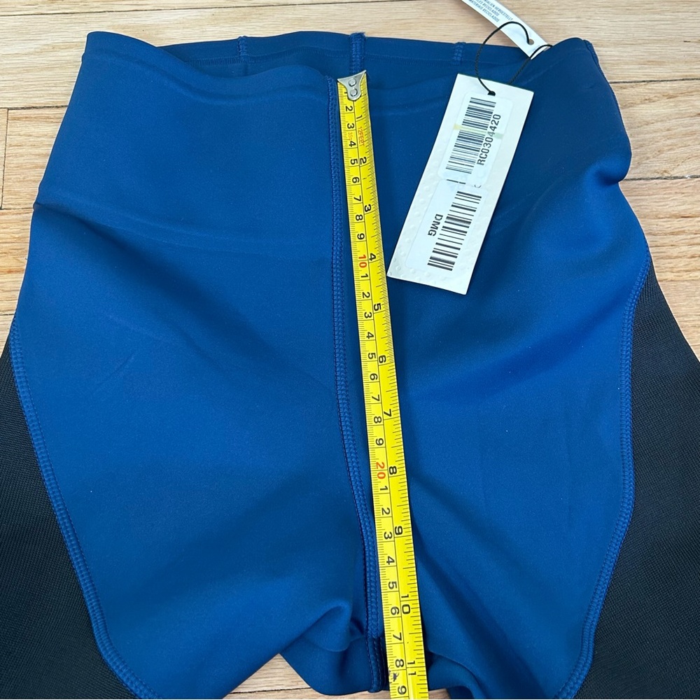 ADIDAS BY STELLA MCCARTNEY Knitmix Flare Leggings xs blue moto‎ pants - Picture 13 of 14